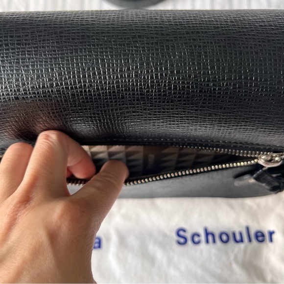 Authentic Proenza Schouler PS11 Mini Classic in Black Linosa Leather - Picture 12 of 14